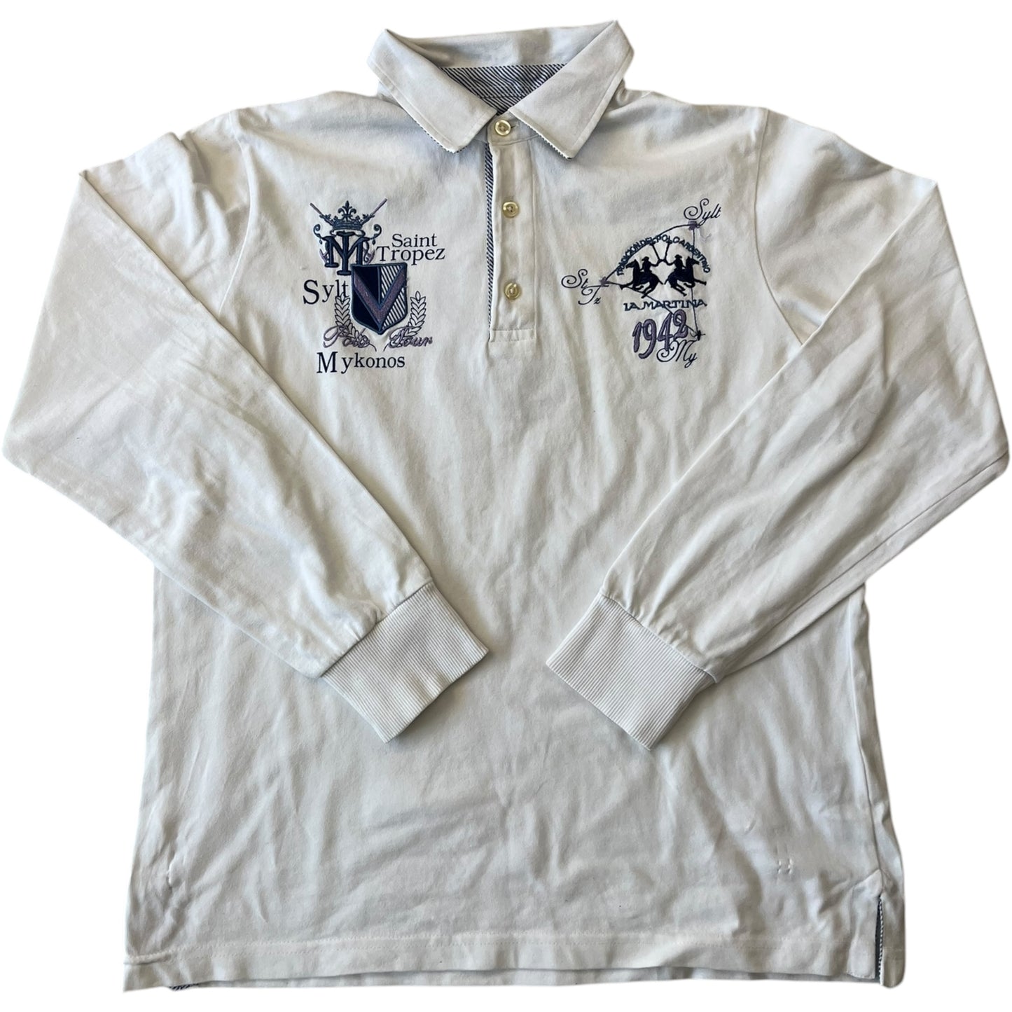 La Martina langarmiges Poloshirt (M)