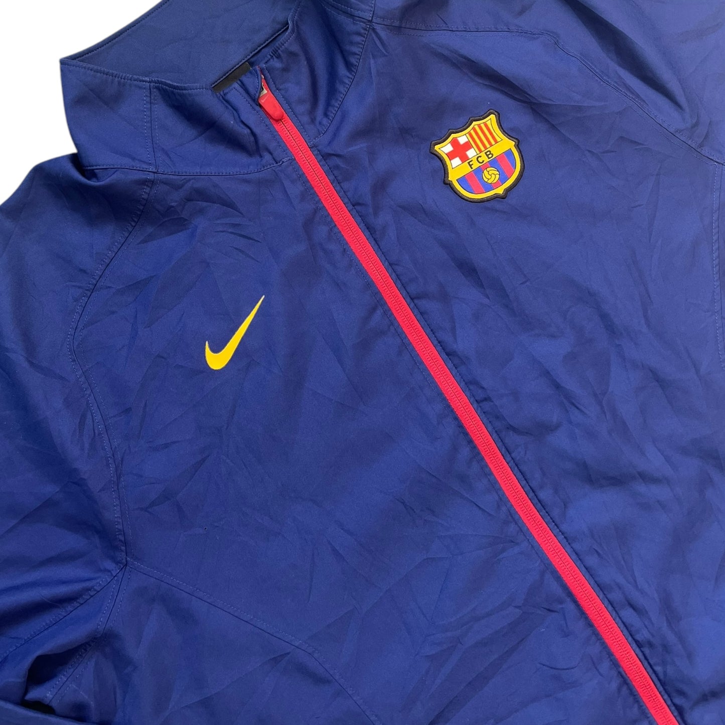 Blaue Nike FC Barcelona Jacke (XL)