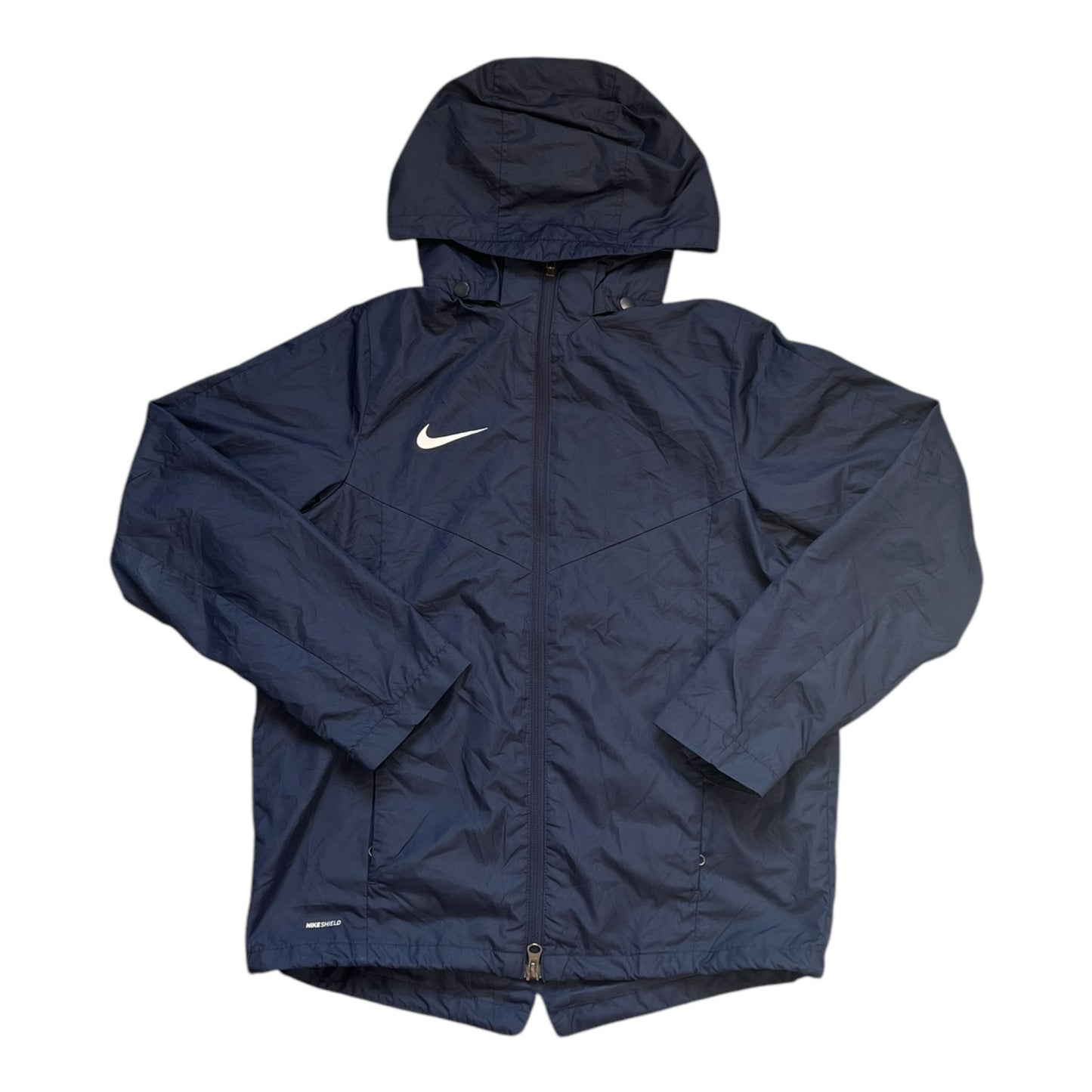 Blaue Nike Kapuzen Jacke (M)