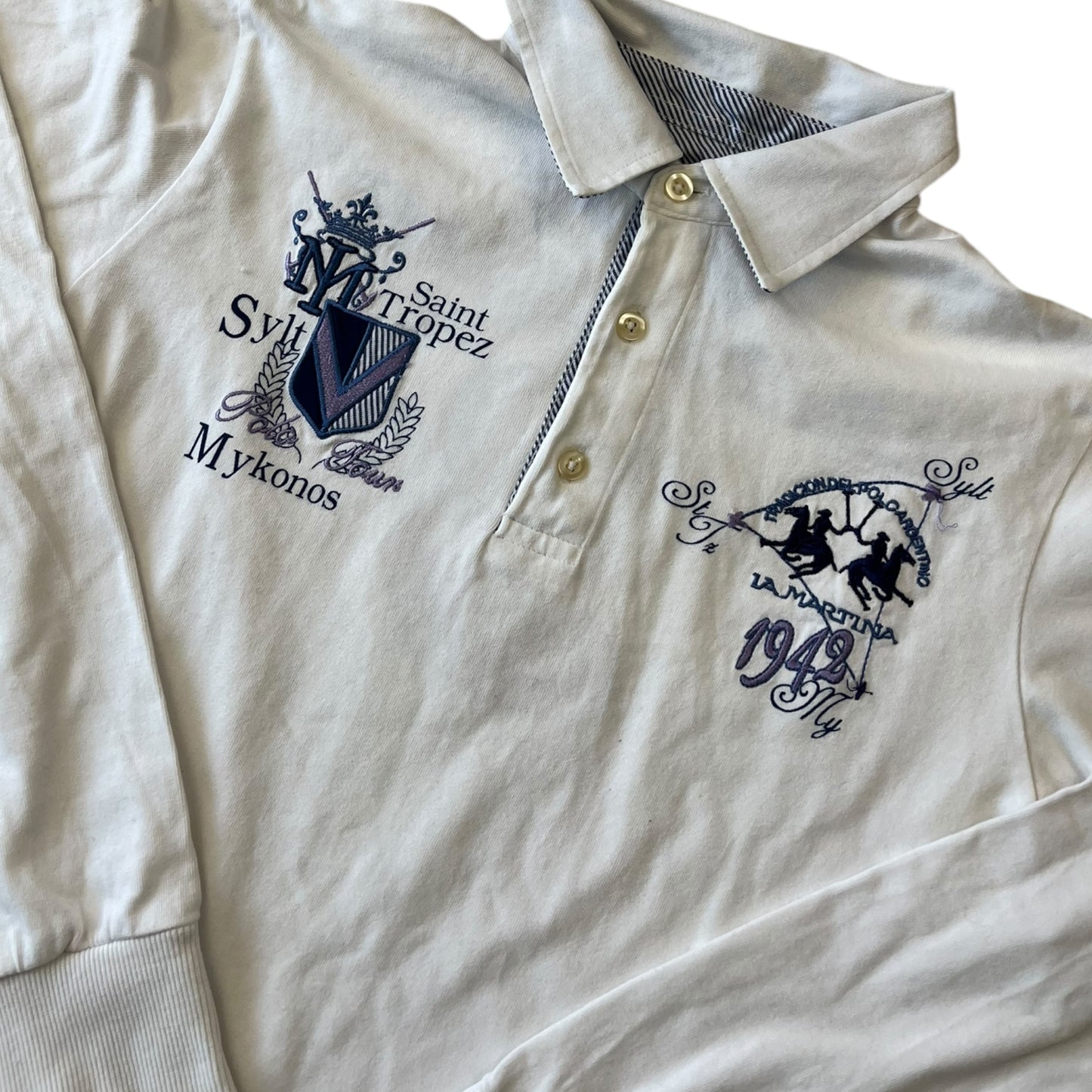 La Martina langarmiges Poloshirt (M)