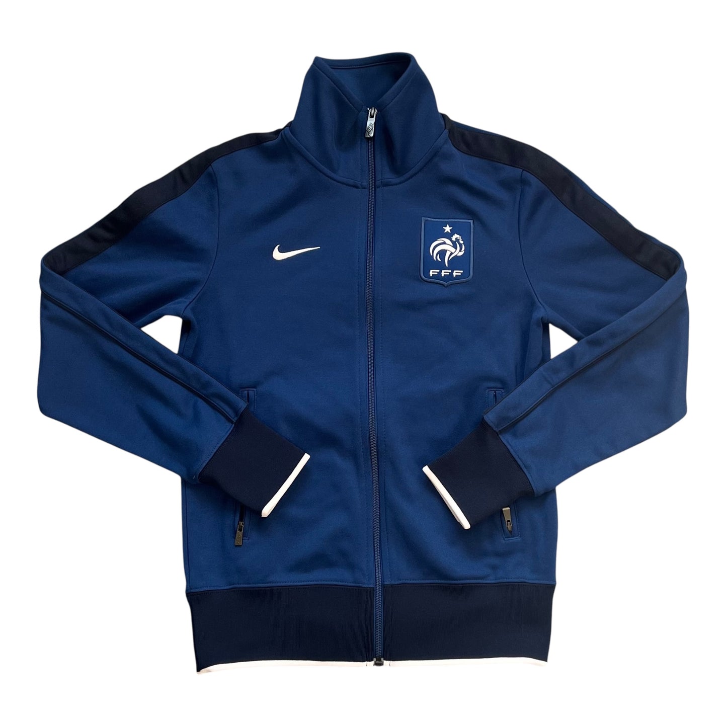 Blaue Nike Frankreich Jacke (M)