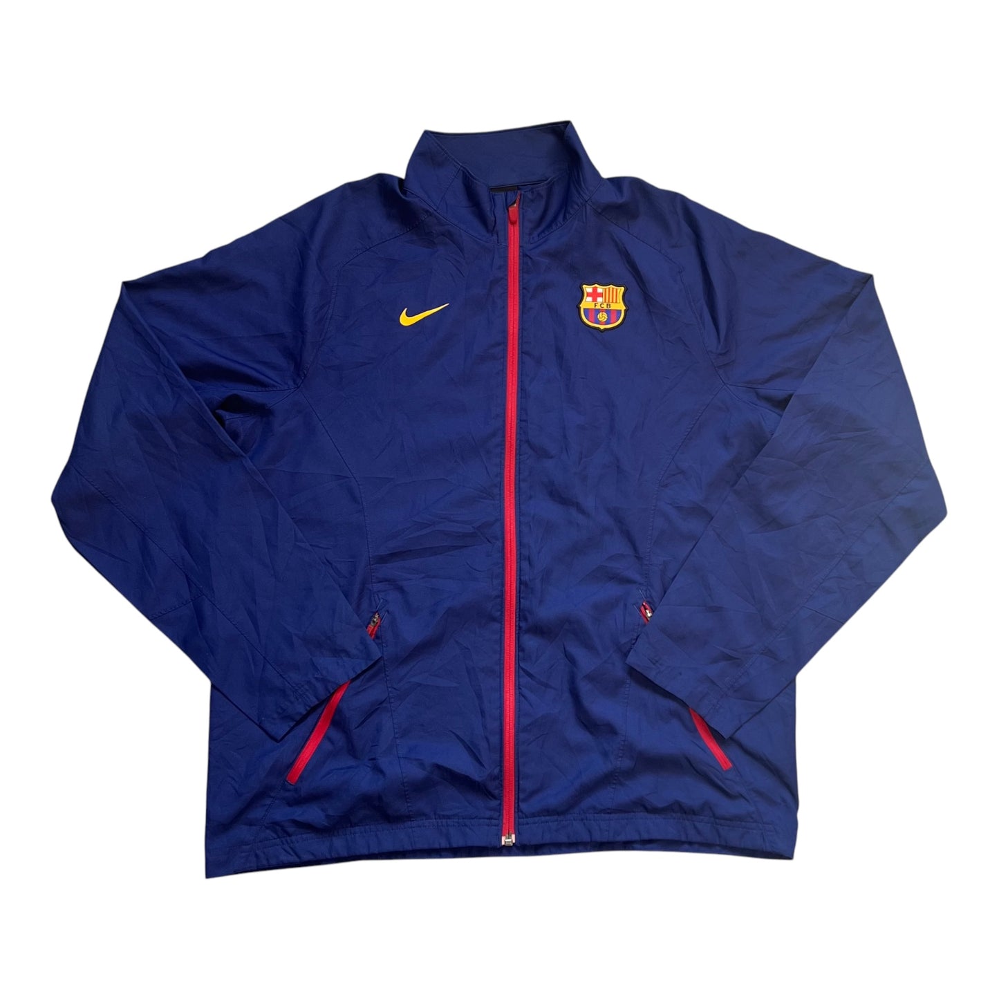 Blaue Nike FC Barcelona Jacke (XL)
