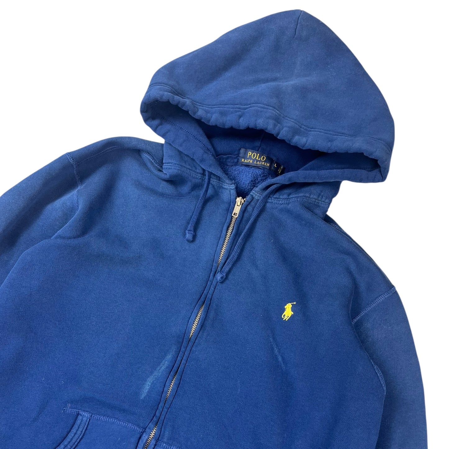 Blaue Ralph Lauren Kapuzen Jacke (M)