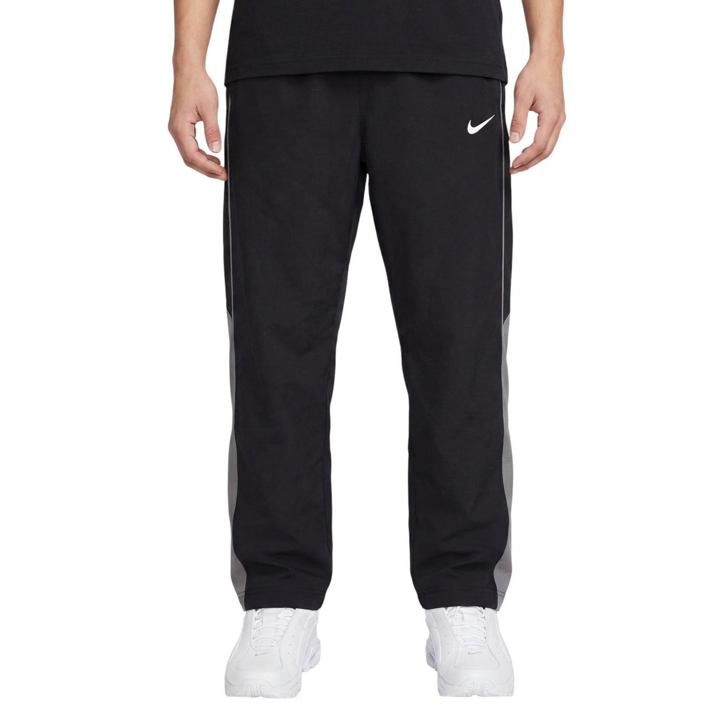 Schwarze Nike Trackpants (L)