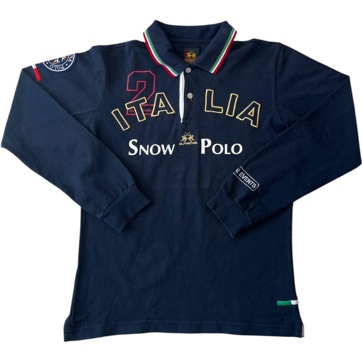 La Martina langarmiges Poloshirt (M)