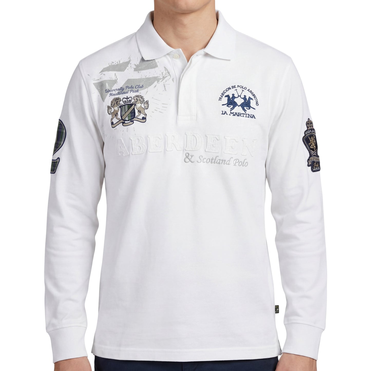 La Martina langarmiges Poloshirt (L)