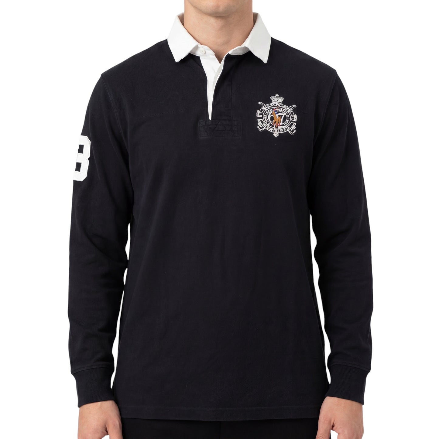 Ralph Lauren langarmiges Poloshirt (L)