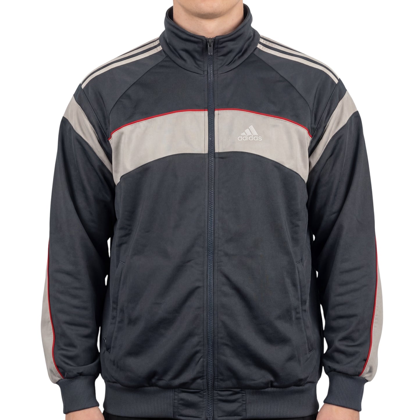 Graue Adidas Jacke (M)