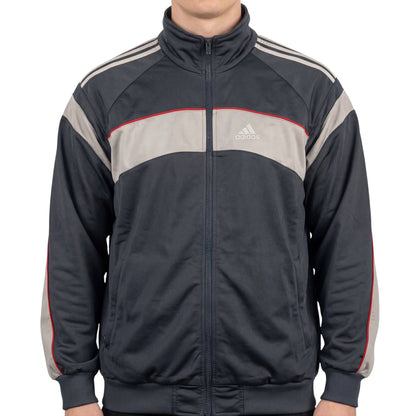 Graue Adidas Jacke (M)