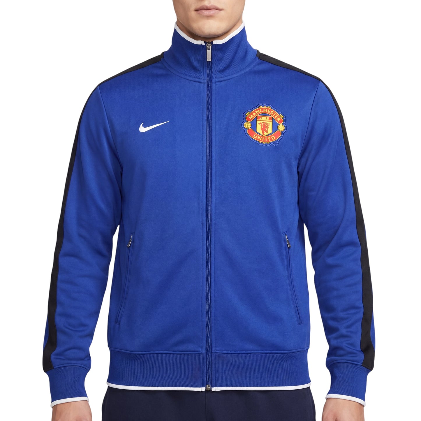 Blaue Nike Manchester United Jacke (M)