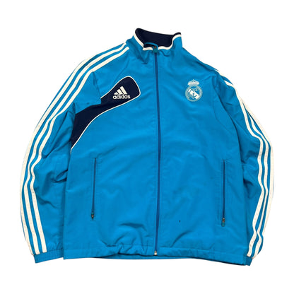 Blaue Adidas Real Madrid Jacke (M)