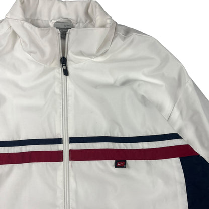 Weiße Nike Jacke (L)