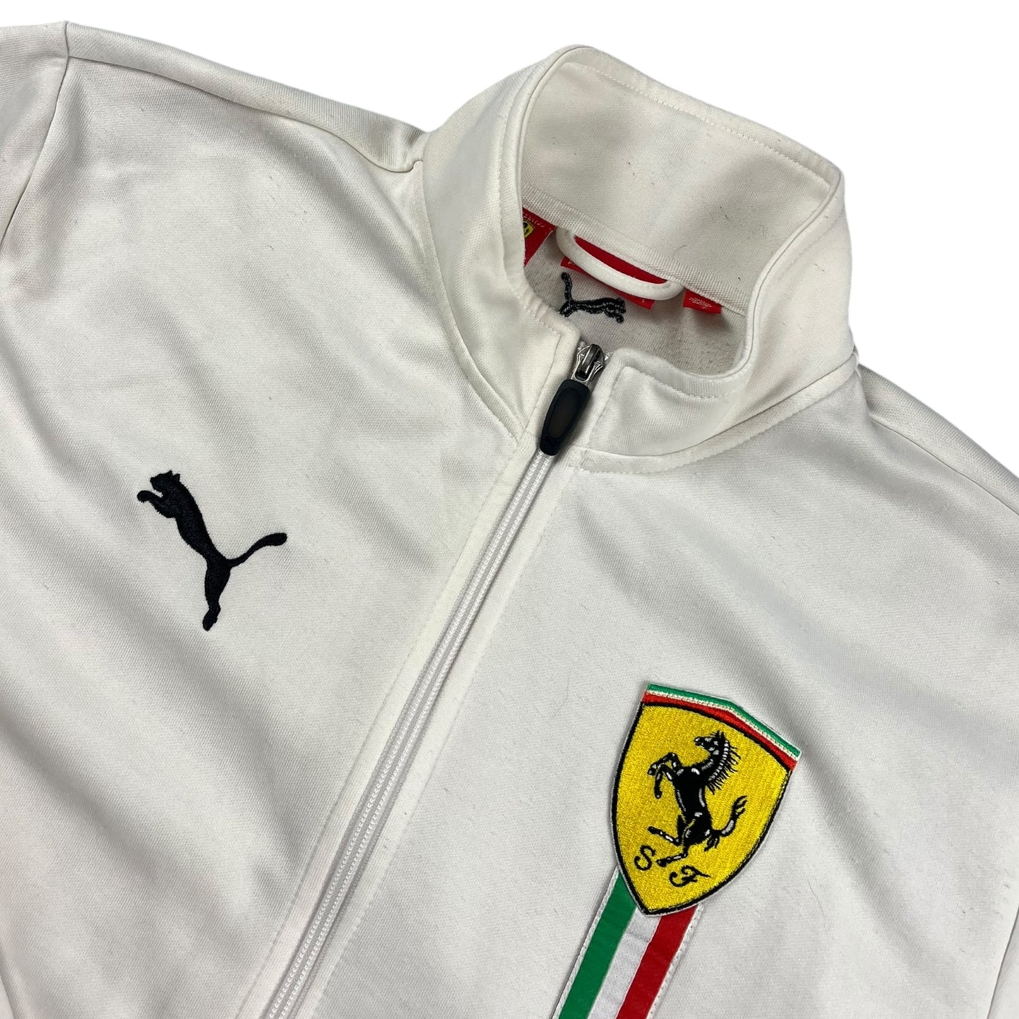 Weiße Puma Ferrari Jacke (L)