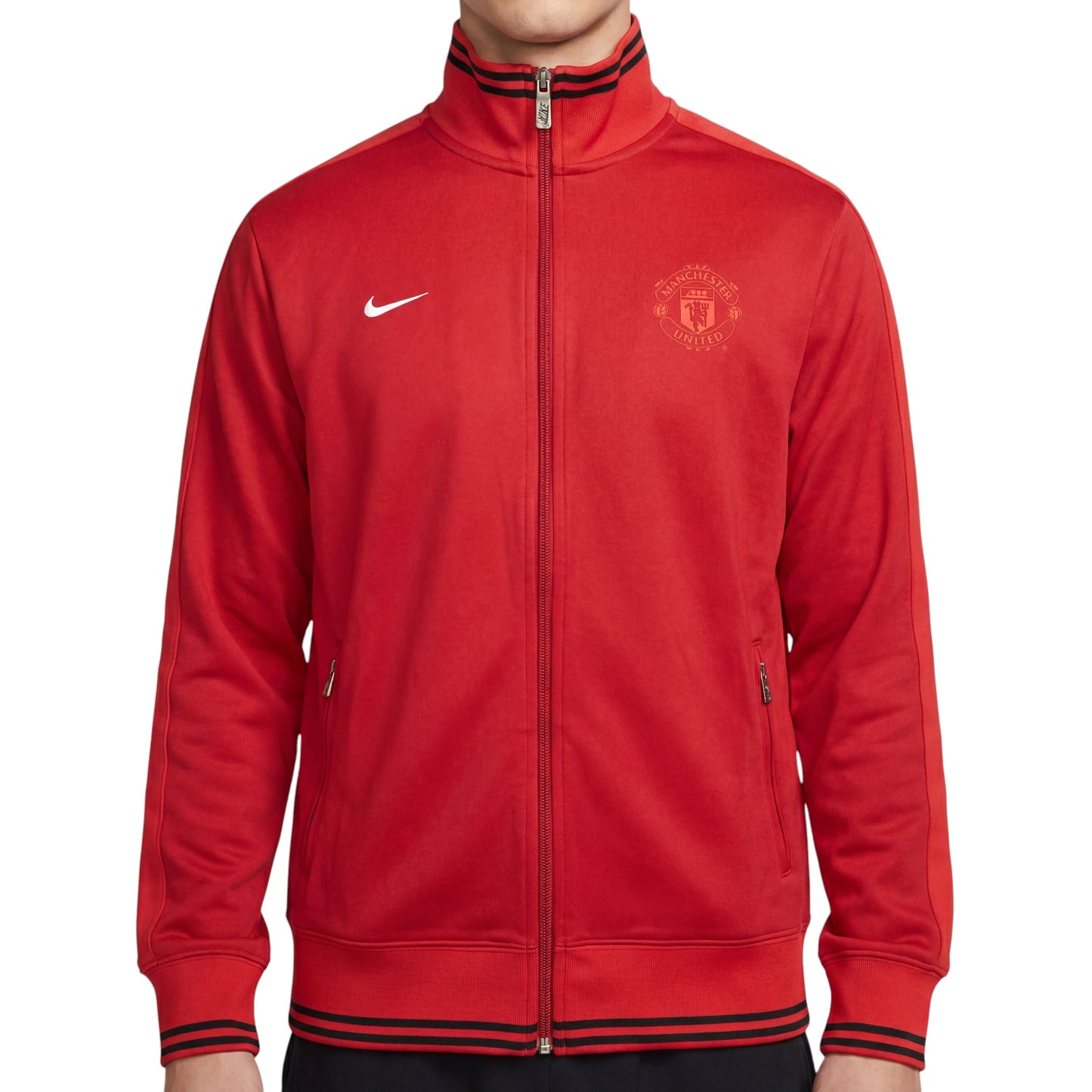 Rote Nike Manchester United Jacke (S)