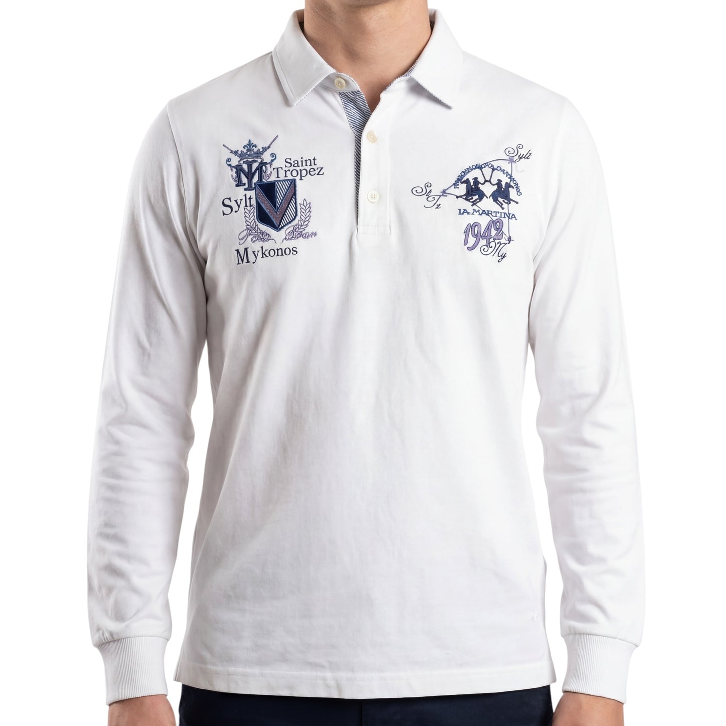 La Martina langarmiges Poloshirt (M)