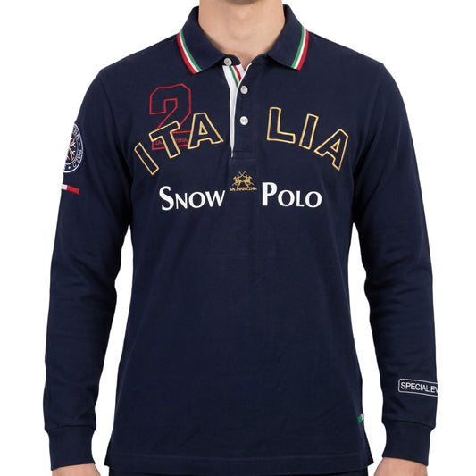 La Martina langarmiges Poloshirt (M)