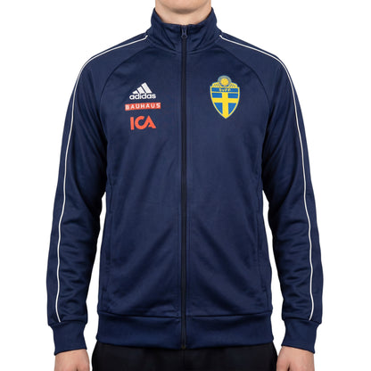Blaue Adidas Schweden Jacke (S)